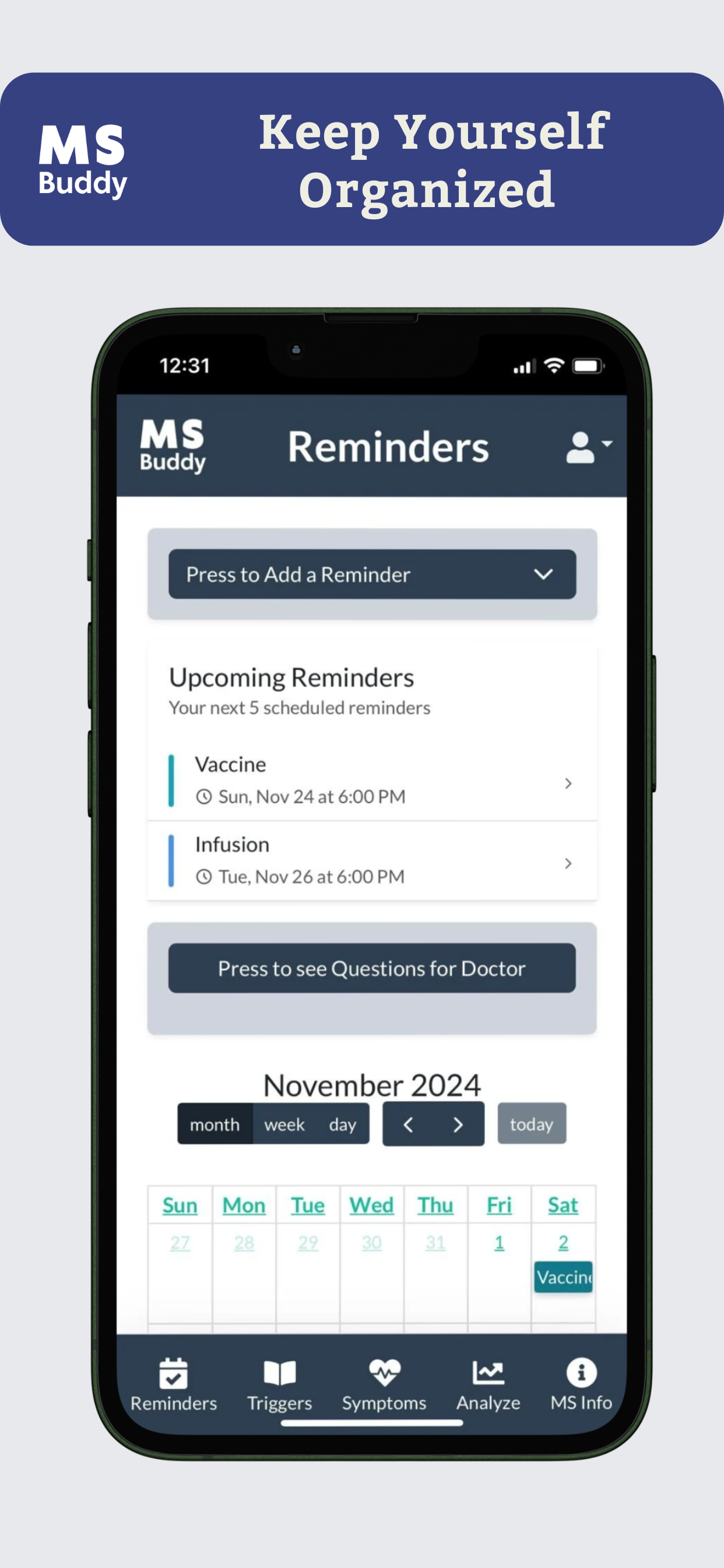 Stay organized